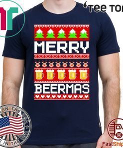 Merry Beermas Christmas Gift T-Shirt