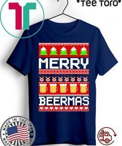 Merry Beermas Christmas Gift T-Shirt
