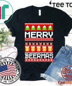 Merry Beermas Christmas Gift T-Shirt