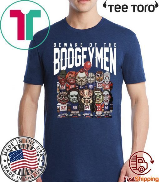 The Boogeymen Patriots Defense t-shirts