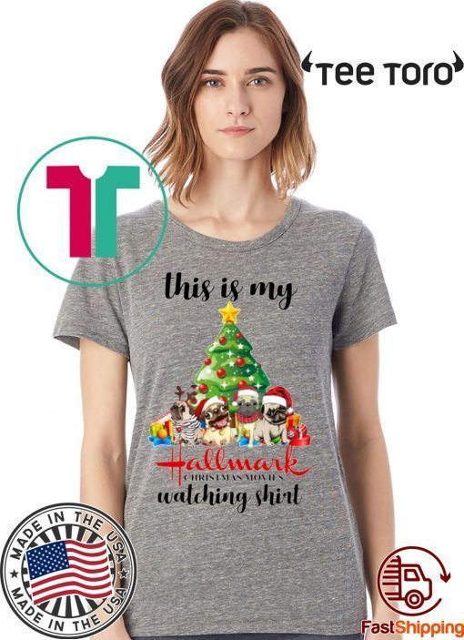 This Is My Hallmark Christmas Movies Pugs Dog Christmas Classic T-Shirt