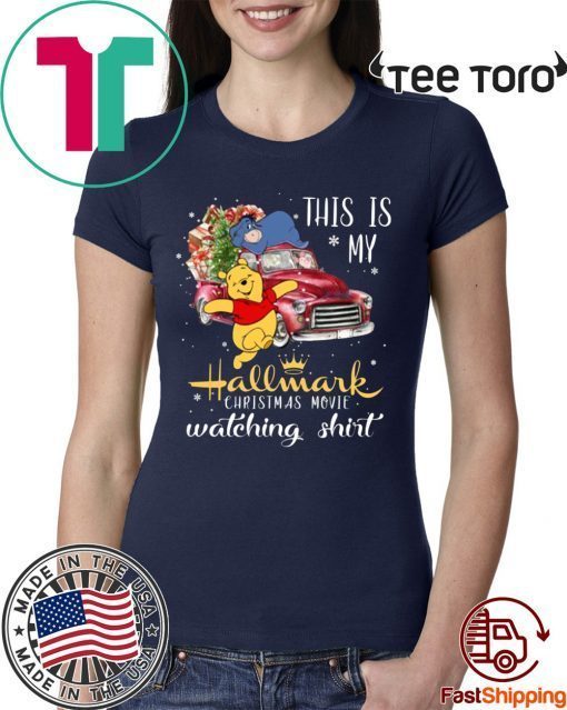 This is my Hallmark Christmas Movie Watching Tee Shirt