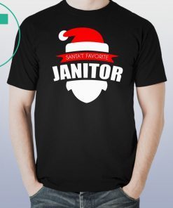 Santa’s Favorite Janitor Funny Christmas Shirt