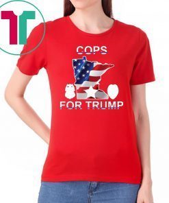 Cops For Trump Minnesota American Flag 2020 T-Shirt