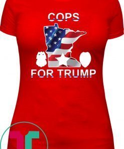 Cops For Trump Minnesota American Flag Shirt