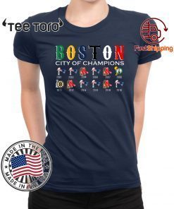 Boston City of Champions Shirt