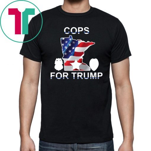 Cops For Trump T-Shirt Vote Trump 2020 Tee