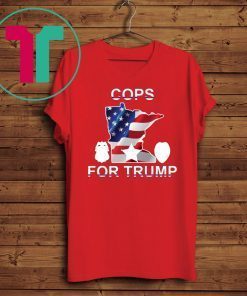 Cops For Trump 2020 T-Shirt For Mens Womens
