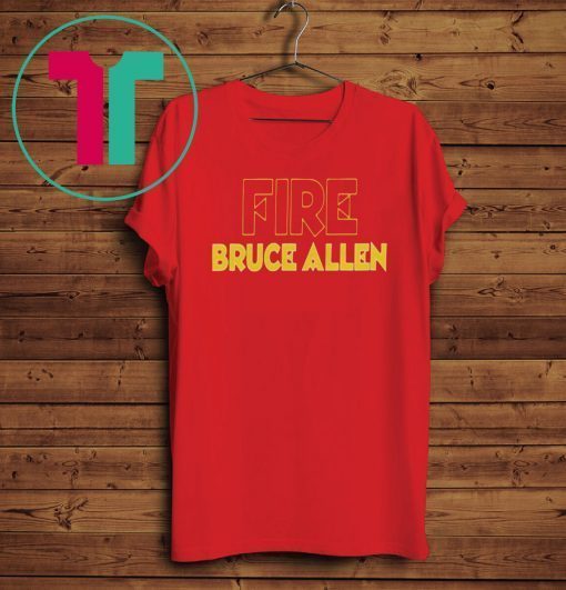 FIRE BRUCE ALLEN Washington Redskins SHIRT