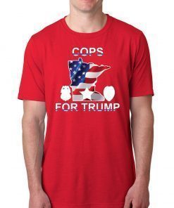 Cops For Trump Shirt Minnesota Tee