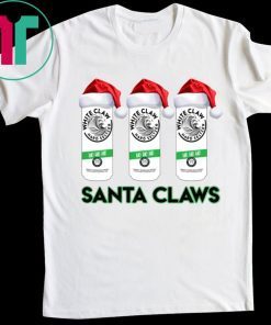 Santa Claws White Claw Christmas Shirt For Mens Womens