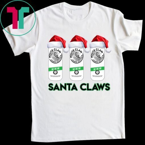 Santa Claws White Claw Christmas Shirt For Mens Womens