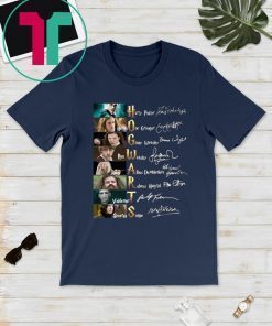 Harry Potter Hogwarts Members Signatures T-Shirt