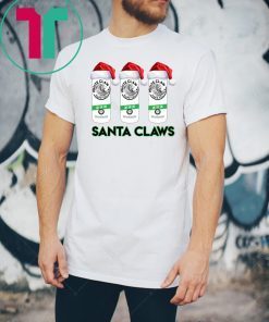 Santa Claws White Claw Christmas Shirt For Mens Womens