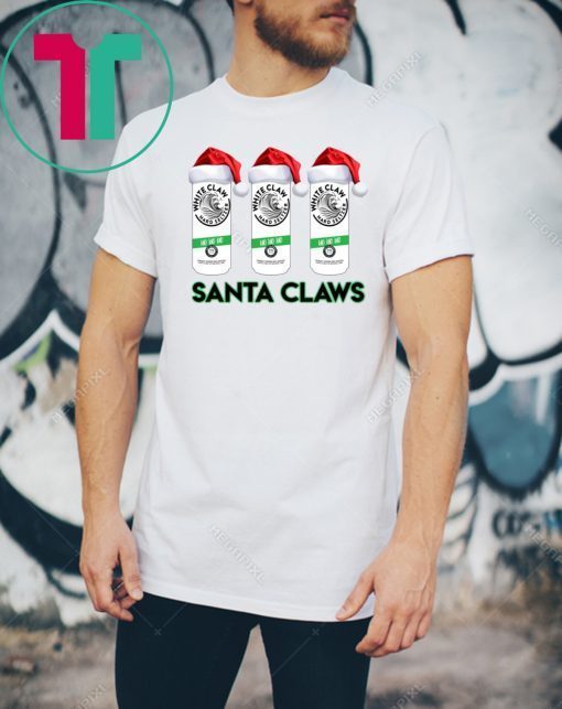 Santa Claws White Claw Christmas Shirt For Mens Womens