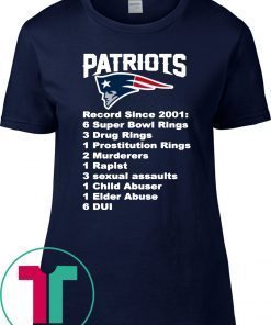 Patriots Record since 2001 T-Shirt