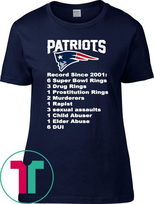 Patriots Record since 2001 T-Shirt