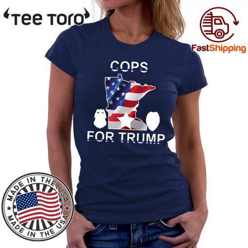 Minneapolis Police Cops For Trump Tee Shirt