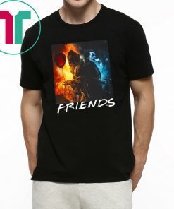 Joker And Pennywise Friends Style T-shirt Cool Gift
