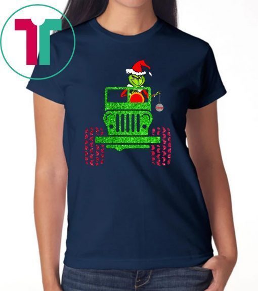 Grinch Jeep Chrismas Classic T-Shirt