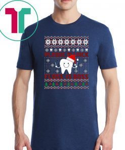 Dentist Plaque Is Wack Floss Is Boss Ugly Christmas T Shirt