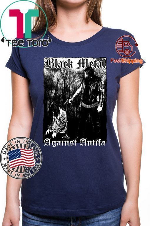 Mens Womens Behemoth’s Nergal Reveals Black Metal Against Antifa T-Shirt
