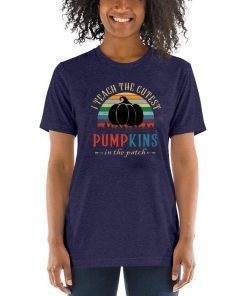 I Teach The Cutest Pumpkins In The Patch Teacher Halloween Costumes T-Shirt