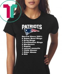 Patriots Record since 2001 T-Shirt