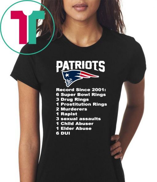 Patriots Record since 2001 T-Shirt