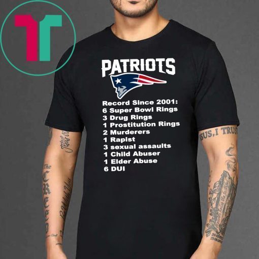 Patriots Record since 2001 T-Shirt