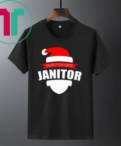 Santa’s Favorite Janitor Funny Christmas Shirt