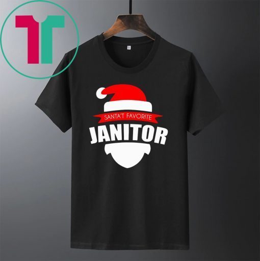 Santa’s Favorite Janitor Funny Christmas Shirt