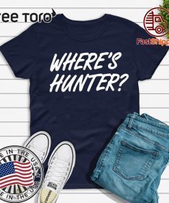 Oiginal Donald Trump Where's Hunter T-Shirt