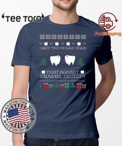 Ugly Christmas Sweater Molar Bear Dental Unisex T-Shirt
