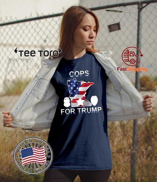 Cops For Donald Trump Minnesota Wisconsin T-Shirt