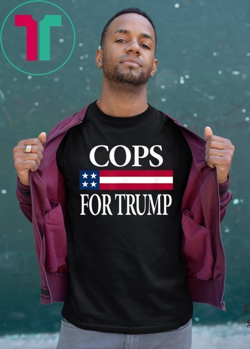 Cops For Trump Minneapolis Police Union USA Flag Gift T-Shirt