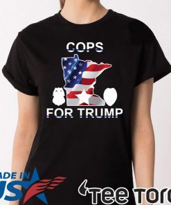 Cops For Trump T-Shirt Vote Trump 2020 Tee