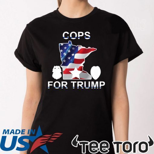 Cops For Trump T-Shirt Vote Trump 2020 Tee