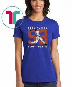 Pete Alonso Shirt, Rookie Home Run King T-Shirt