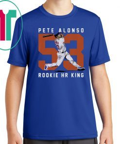 Pete Alonso Shirt, Rookie Home Run King T-Shirt
