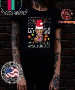 Dennis Rodman Don't Let Other People Decide Who You Are Christmas Gift 2020 T-Shirt