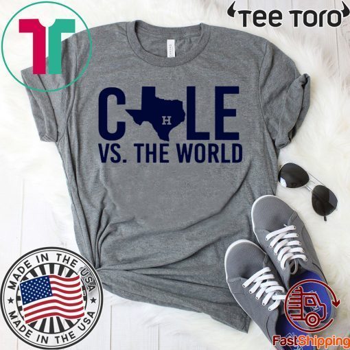 Verlander Cole 2019 Gerrit Cole Vs The World Tee Shirt