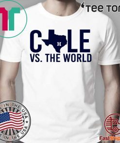 Verlander Cole 2019 Gerrit Cole Vs The World Tee Shirt