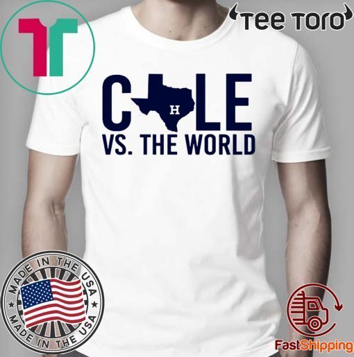 Verlander Cole 2019 Gerrit Cole Vs The World Tee Shirt