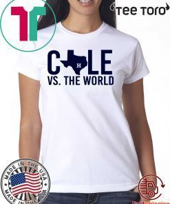 Verlander Cole 2019 Gerrit Cole Vs The World Tee Shirt