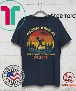 Vintage Alien Shirt Storm Area 51 UFO T-Shirt - Classic Tee