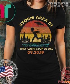 Vintage Alien Shirt Storm Area 51 UFO T-Shirt - Classic Tee