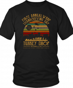 First Annual Wkrp Thanksgiving Day Turkey Drop Vintage 2020 T-Shirt