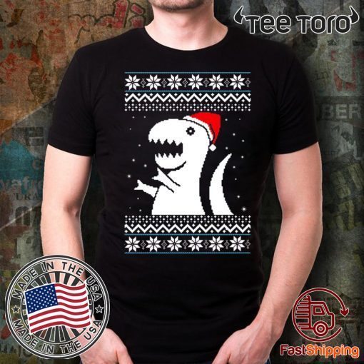 Trex Santa Dino Christmas t-shirts