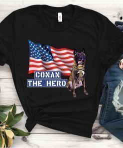 Zero Bark Thirty Conan The Hero t-shirts